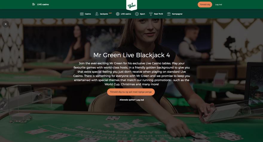 Mr Green Live Blackjack 4